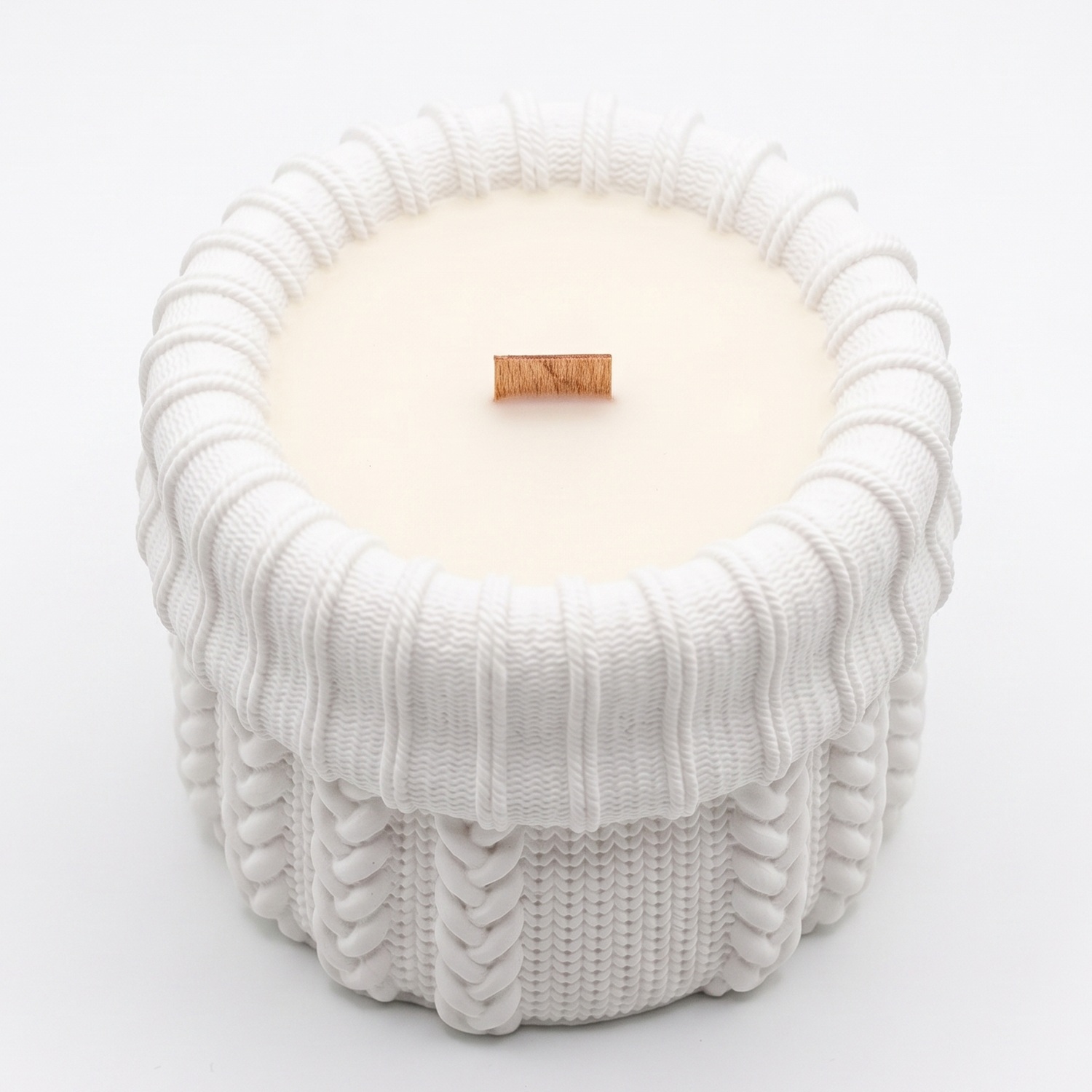Duftkerze Pullover - Braun / Vanille