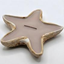 Duftkerze Seestern – Sand / Meersalz, Holz