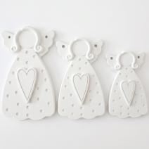 Kreativ-Set Gussformen Erinnerung – 3 Stk. / Weiß